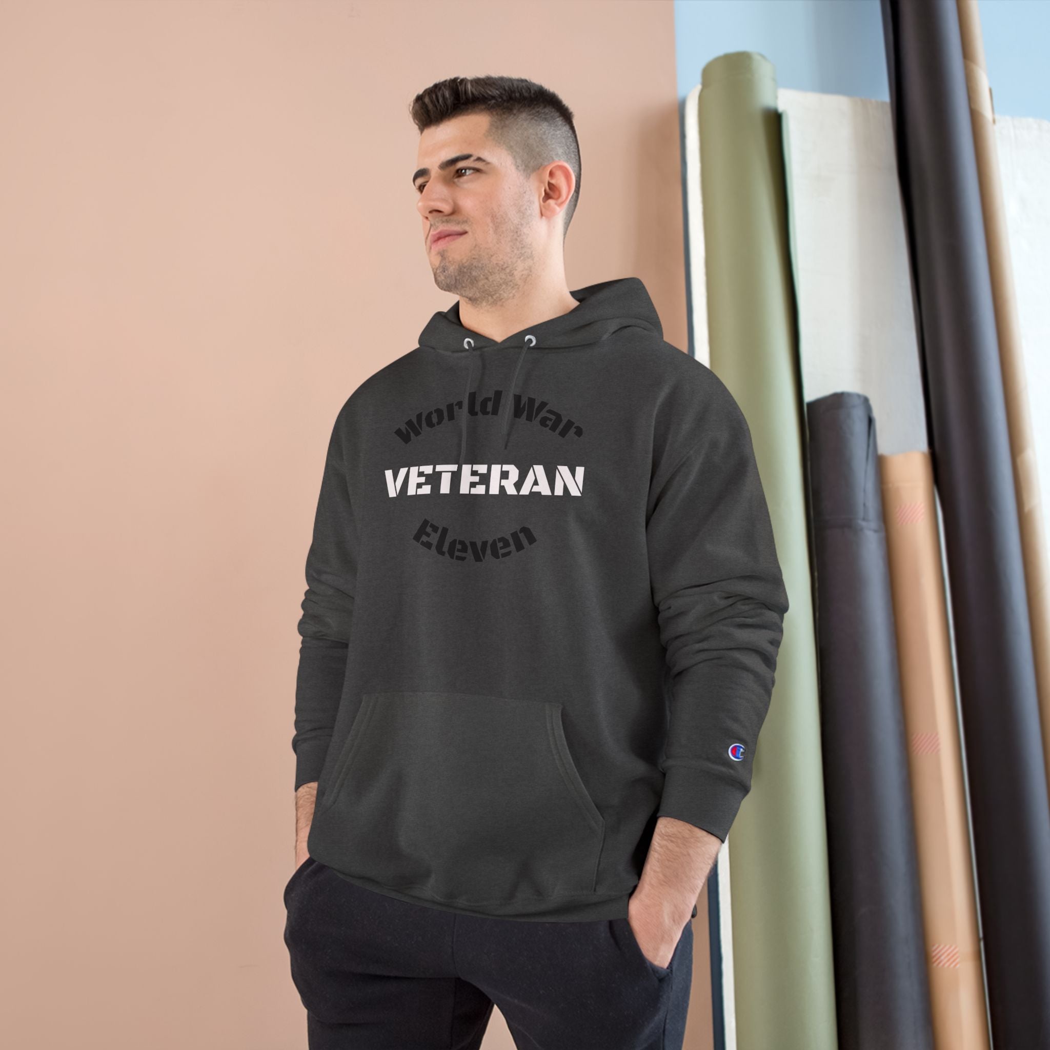 Veteran Hoodie — 'World War Eleven' Retro Military Tribute