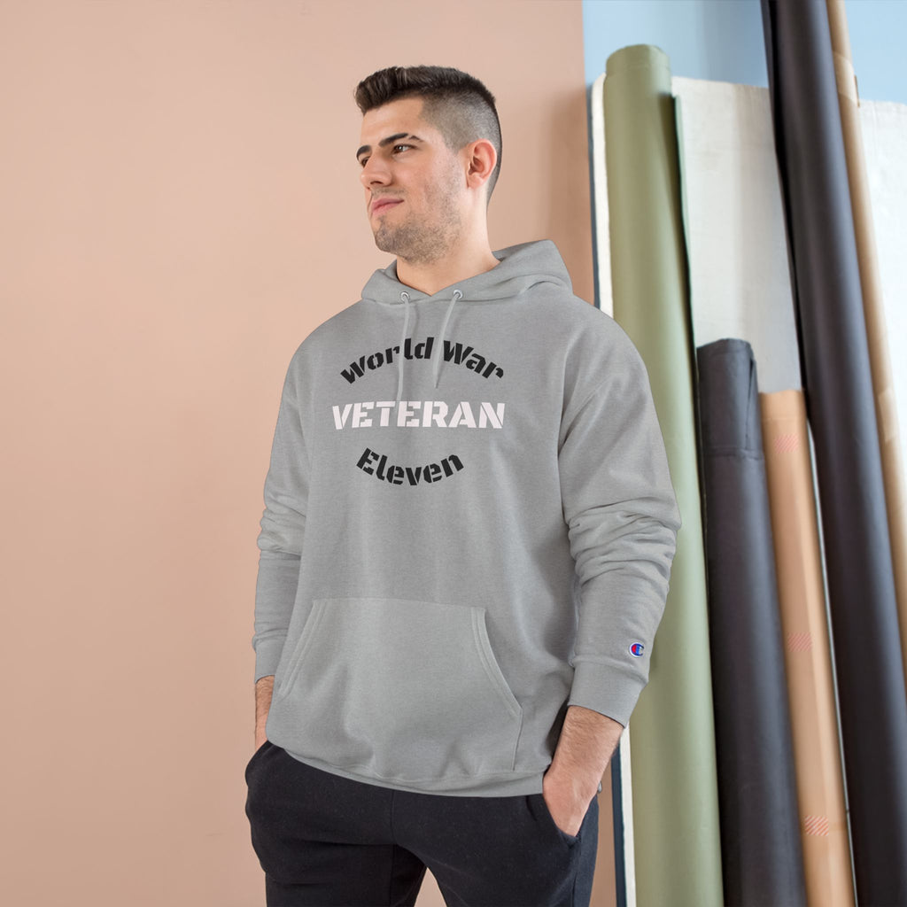 Veteran Hoodie — 'World War Eleven' Retro Military Tribute
