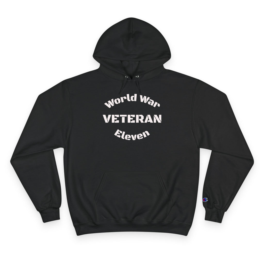 Veteran Hoodie — 'World War Eleven' Retro Military Tribute