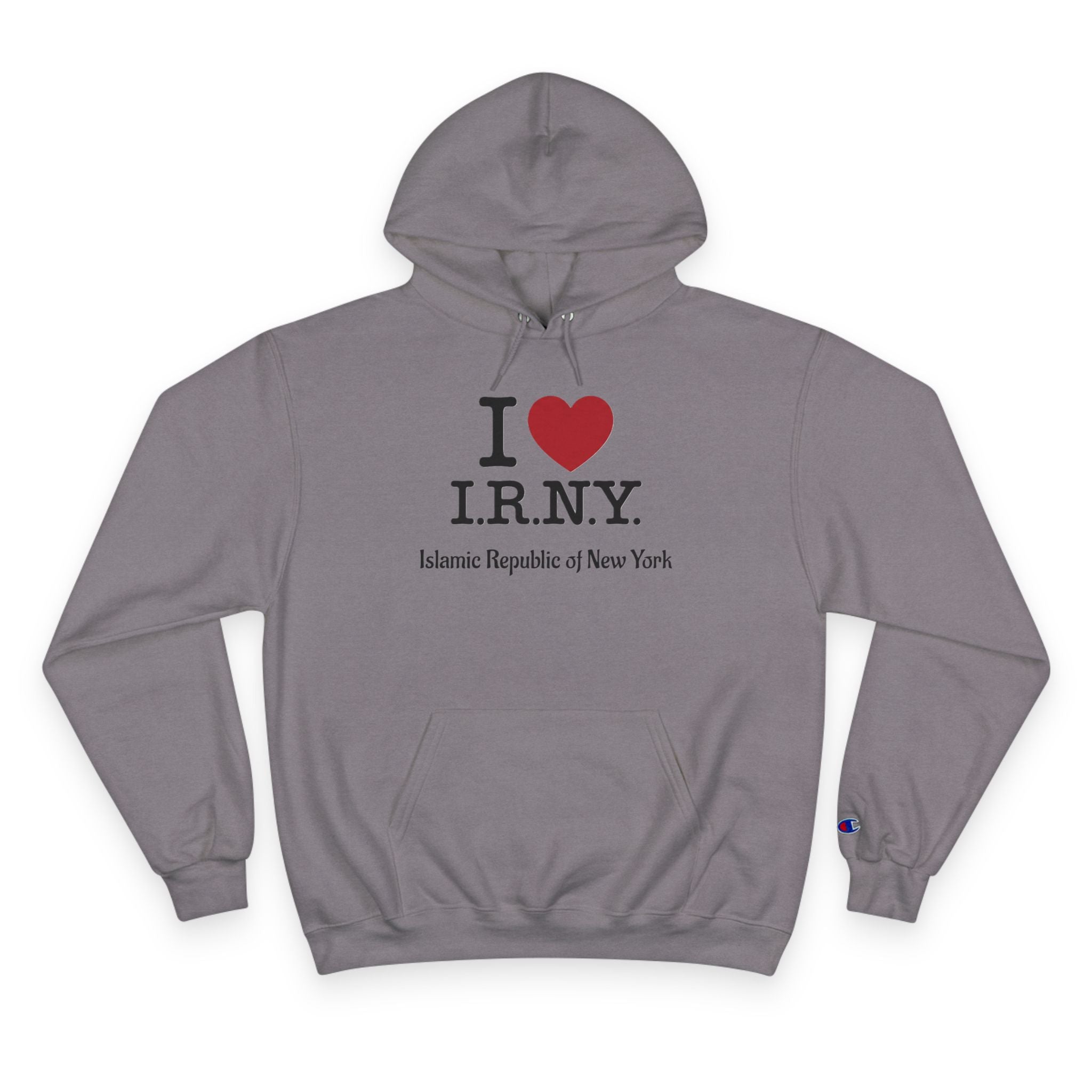 I  I.R.N.Y. Hoodie — 'Islamic Republic of New York' Graphic Pullover