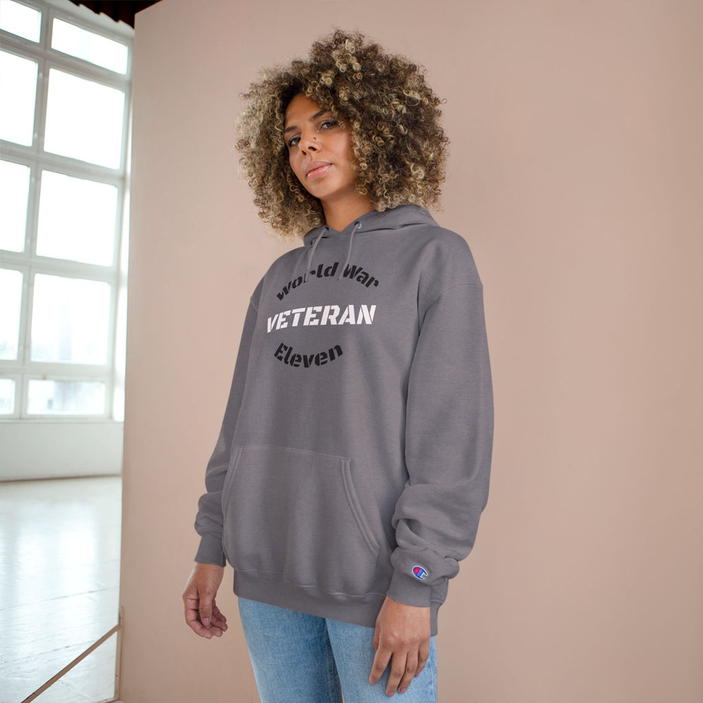 Veteran Hoodie — 'World War Eleven' Retro Military Tribute