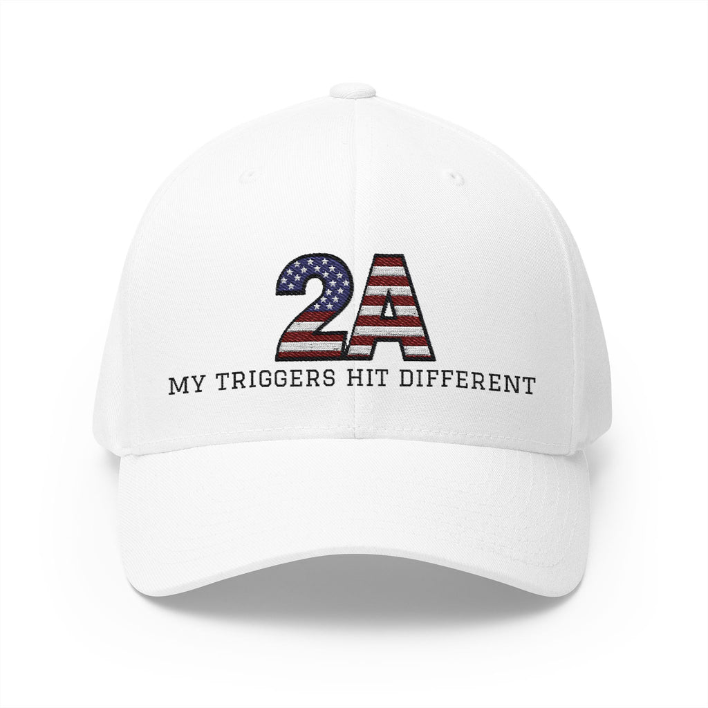 Baseball Cap - "2A My Triggers Hit Different" Embroidered Patriotic Second Amendment Hat