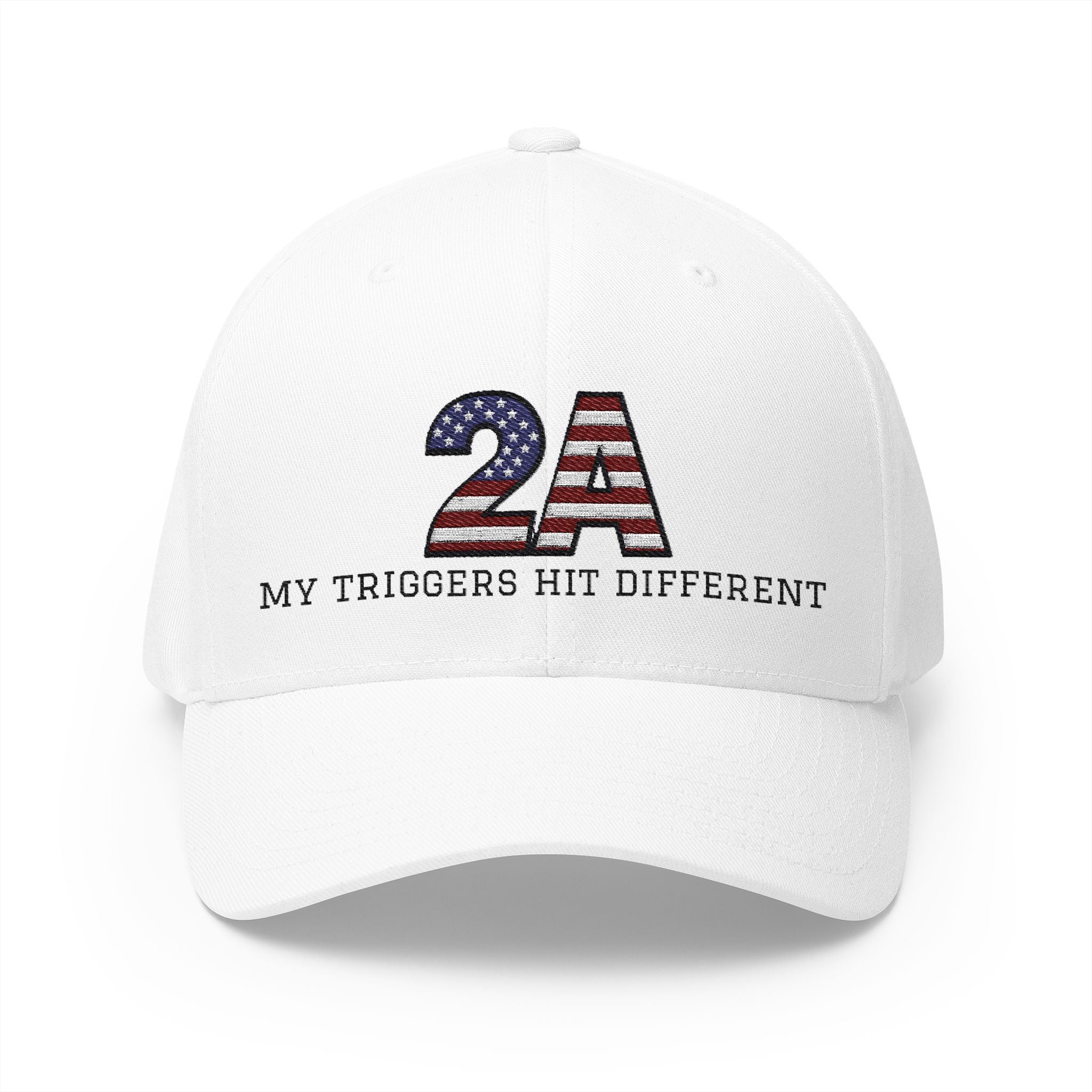 Baseball Cap - "2A My Triggers Hit Different" Embroidered Patriotic Second Amendment Hat