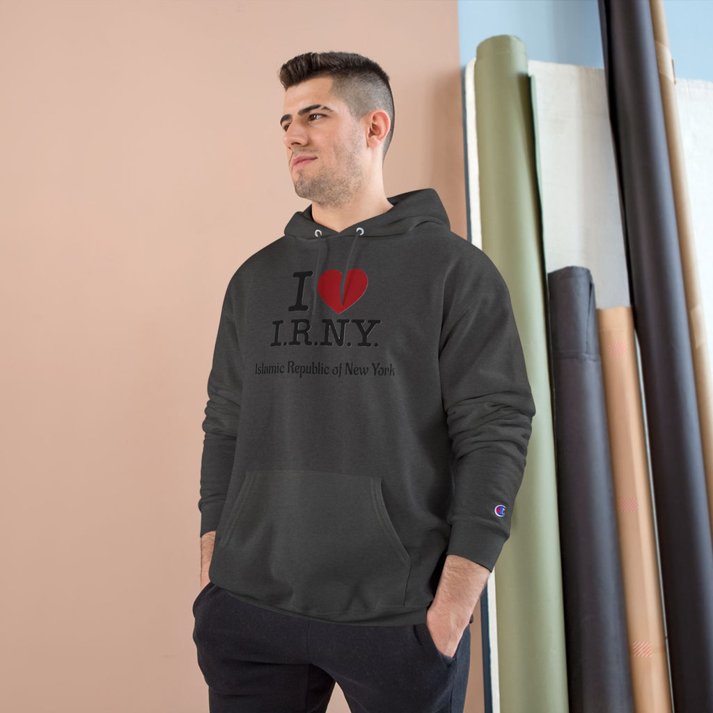 I  I.R.N.Y. Hoodie — 'Islamic Republic of New York' Graphic Pullover
