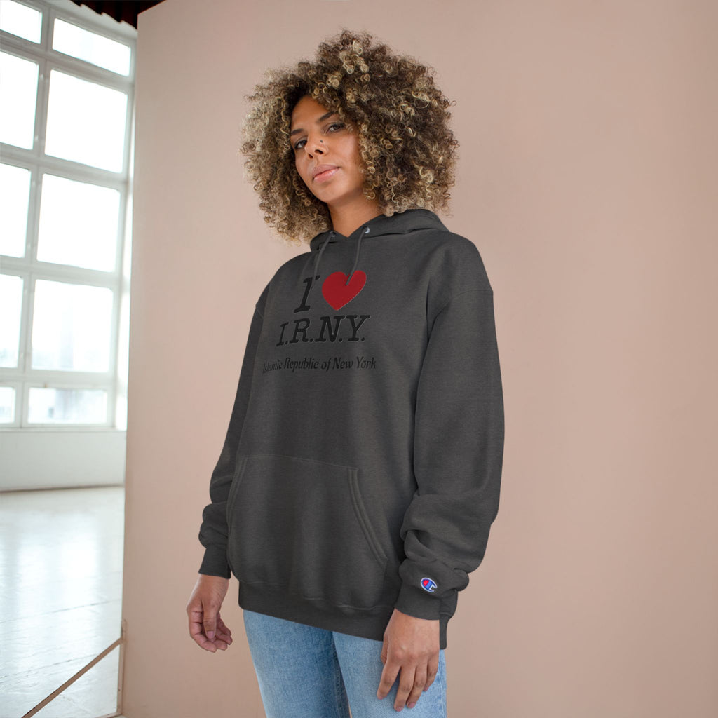 I  I.R.N.Y. Hoodie — 'Islamic Republic of New York' Graphic Pullover