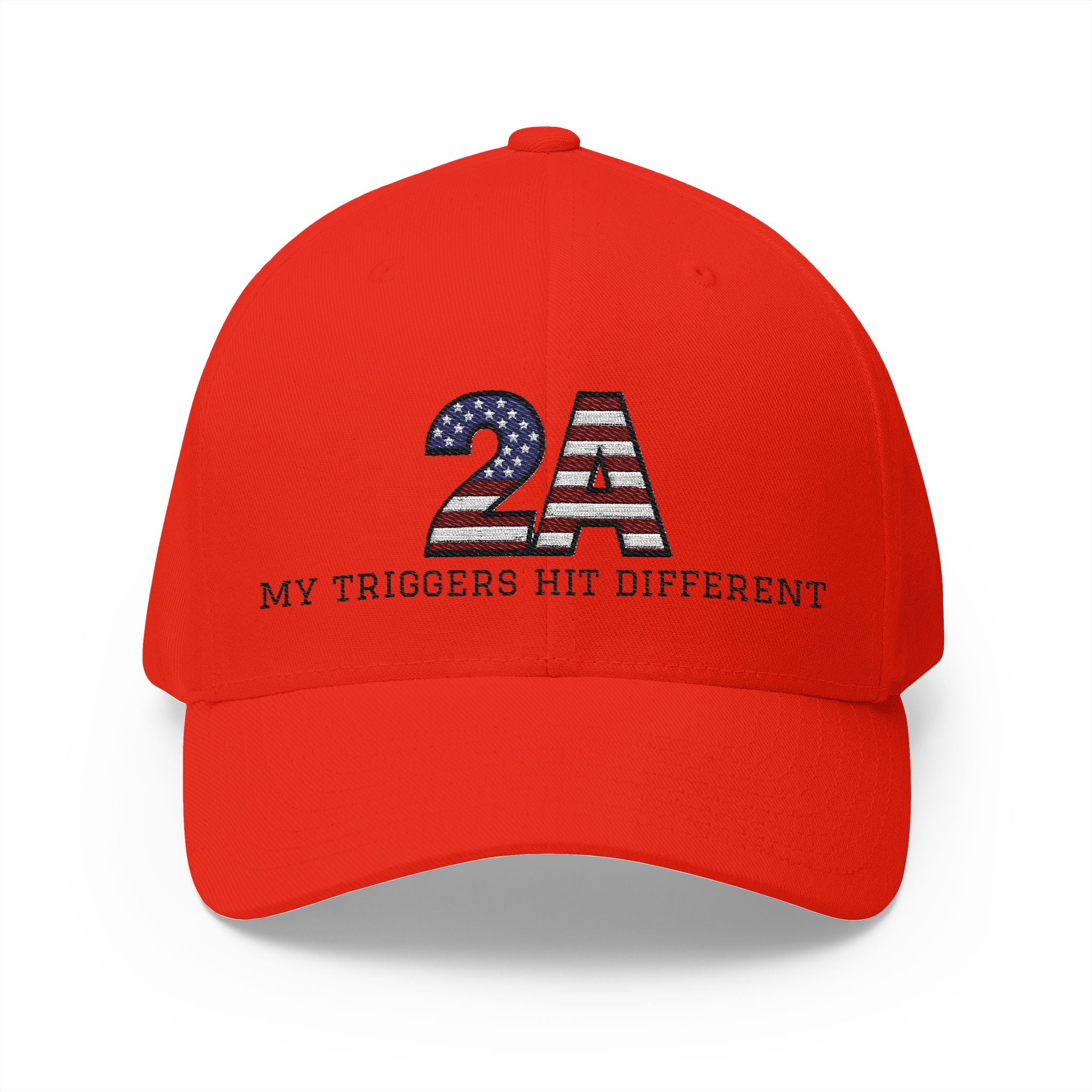Baseball Cap - "2A My Triggers Hit Different" Embroidered Patriotic Second Amendment Hat