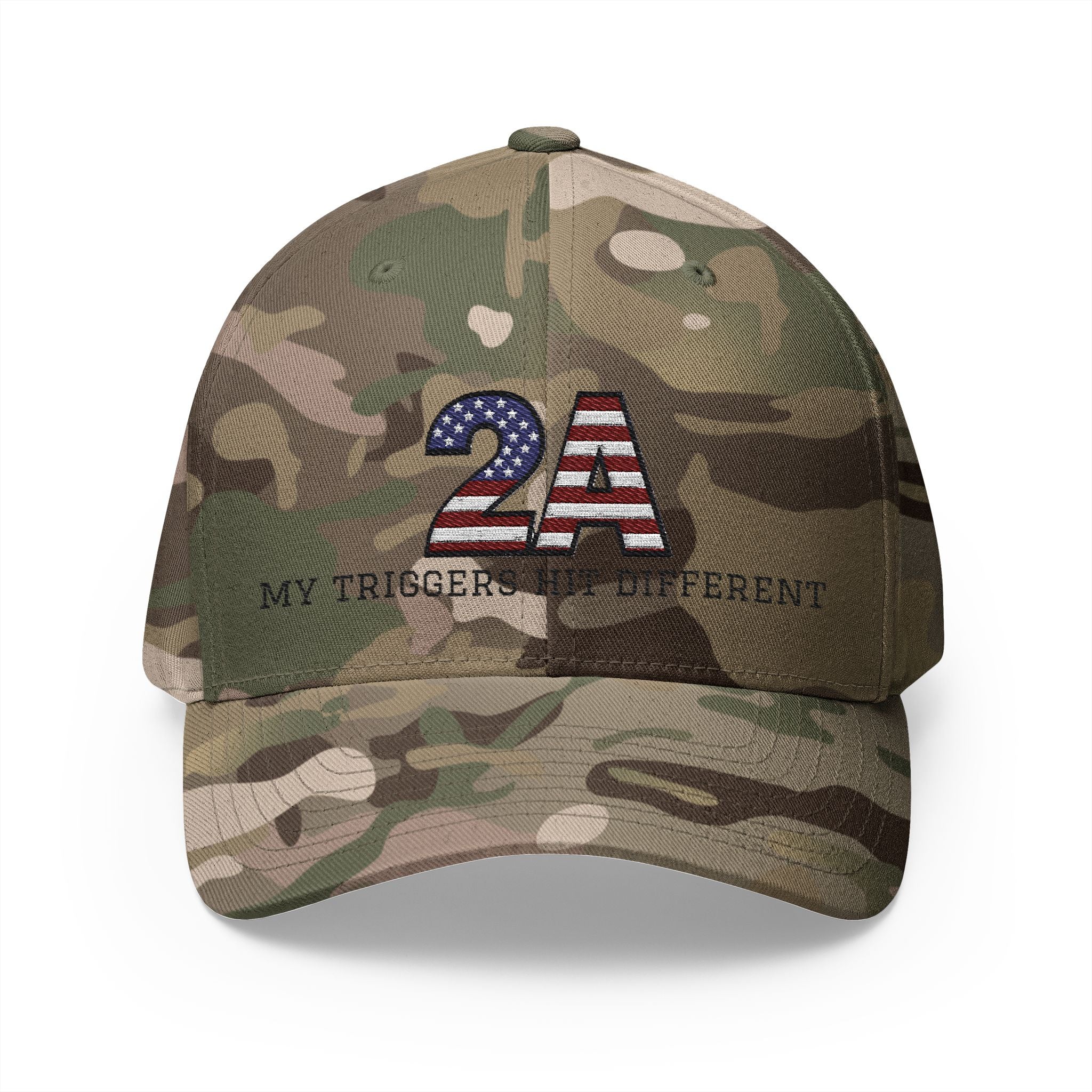 Baseball Cap - "2A My Triggers Hit Different" Embroidered Patriotic Second Amendment Hat