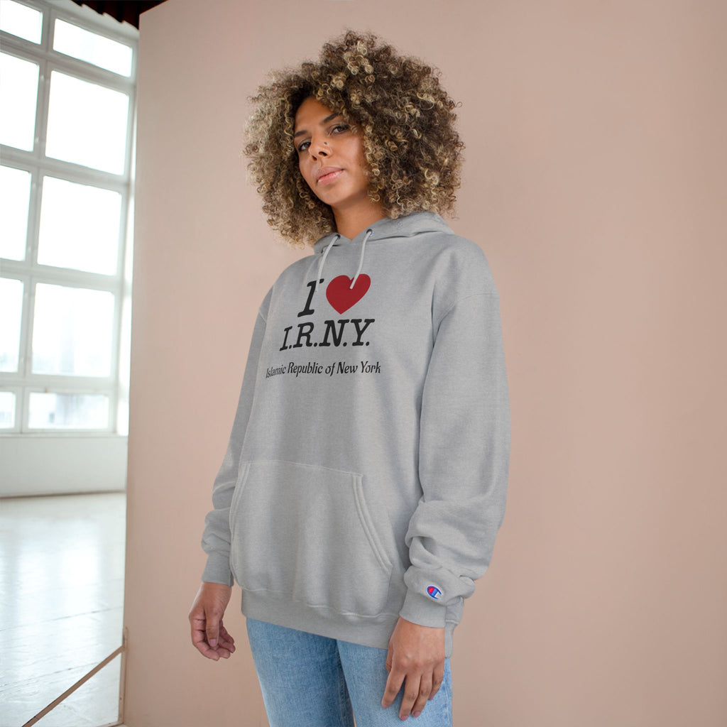I  I.R.N.Y. Hoodie — 'Islamic Republic of New York' Graphic Pullover