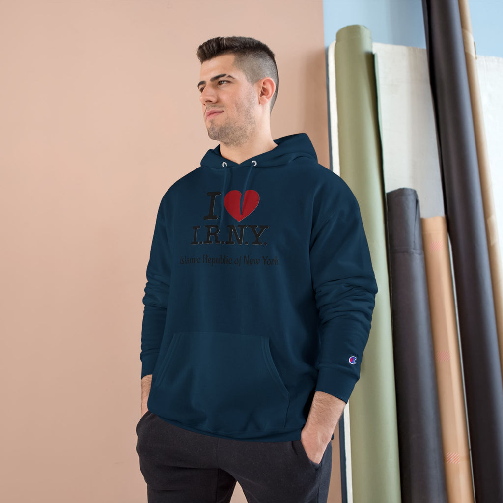 I  I.R.N.Y. Hoodie — 'Islamic Republic of New York' Graphic Pullover