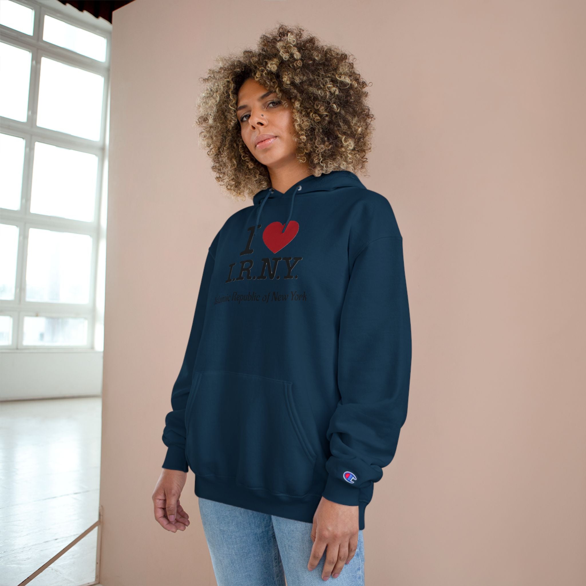I  I.R.N.Y. Hoodie — 'Islamic Republic of New York' Graphic Pullover