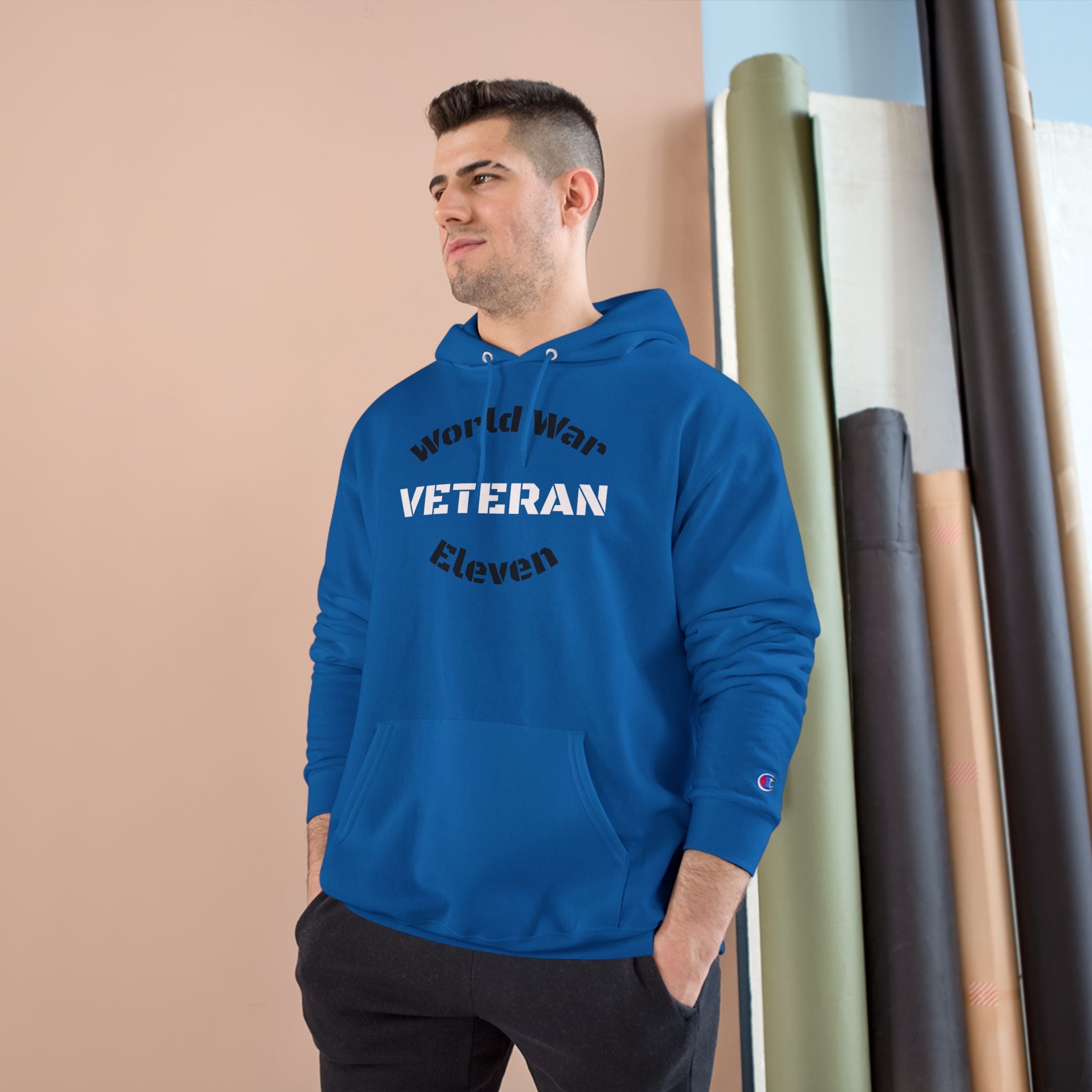 Veteran Hoodie — 'World War Eleven' Retro Military Tribute