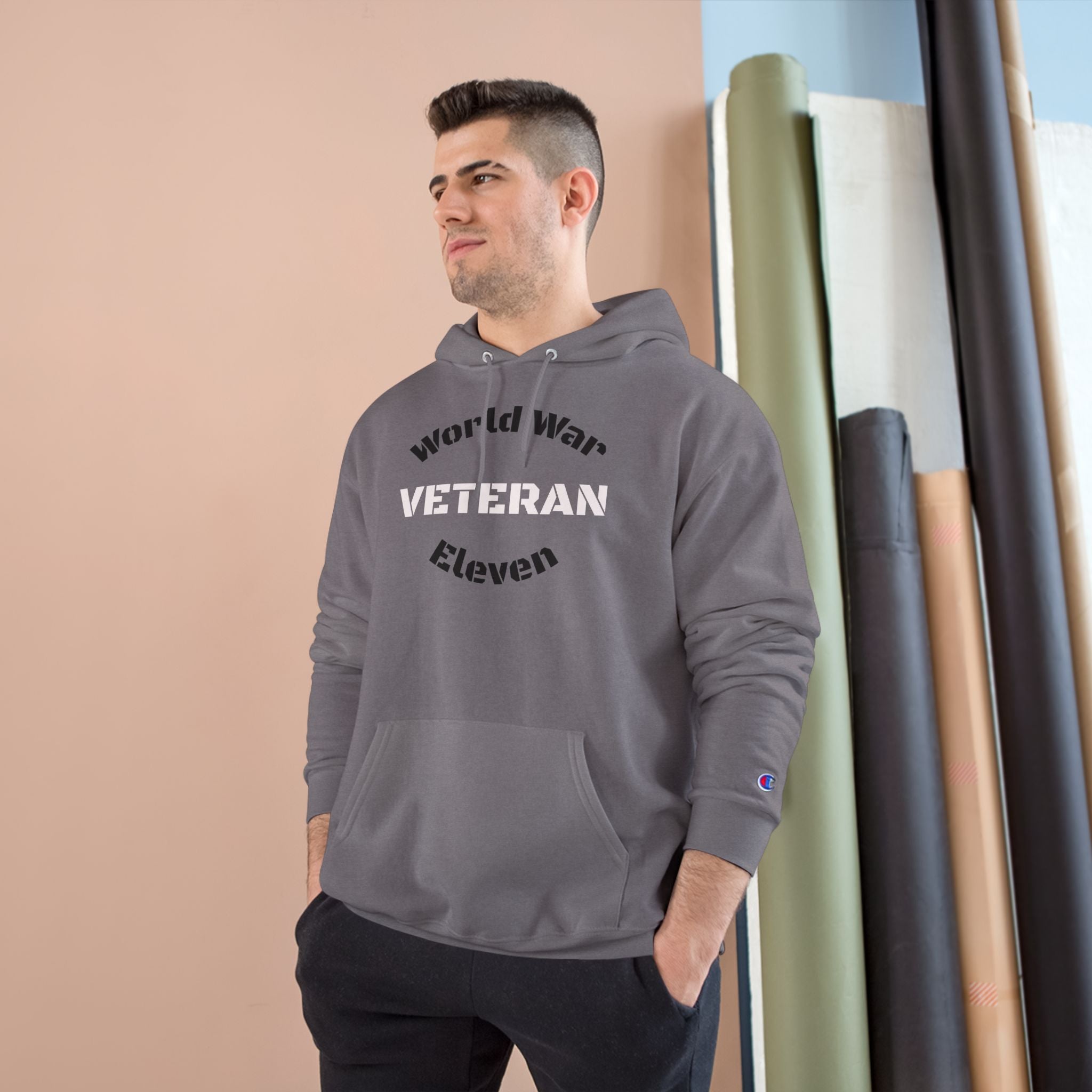 Veteran Hoodie — 'World War Eleven' Retro Military Tribute