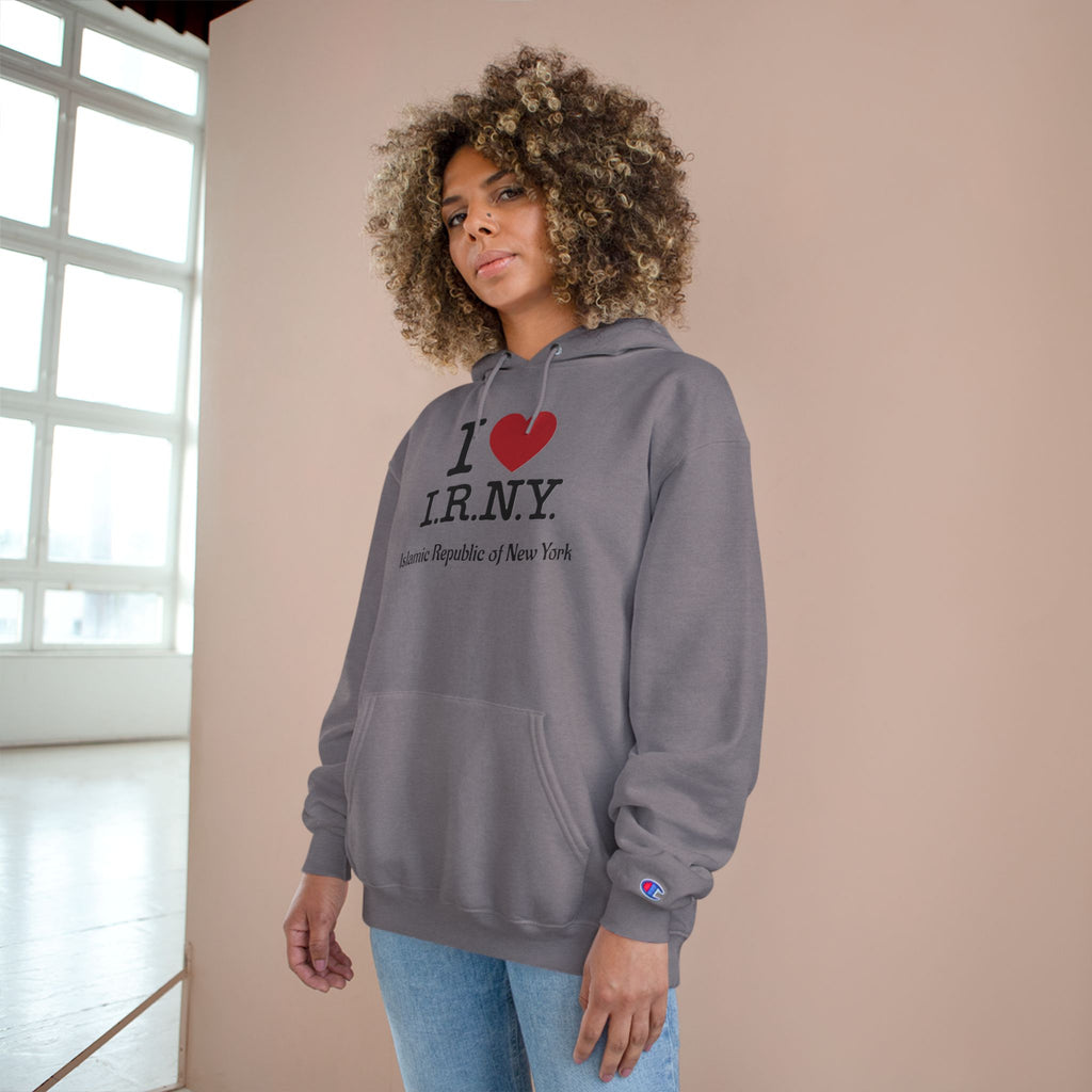 I  I.R.N.Y. Hoodie — 'Islamic Republic of New York' Graphic Pullover