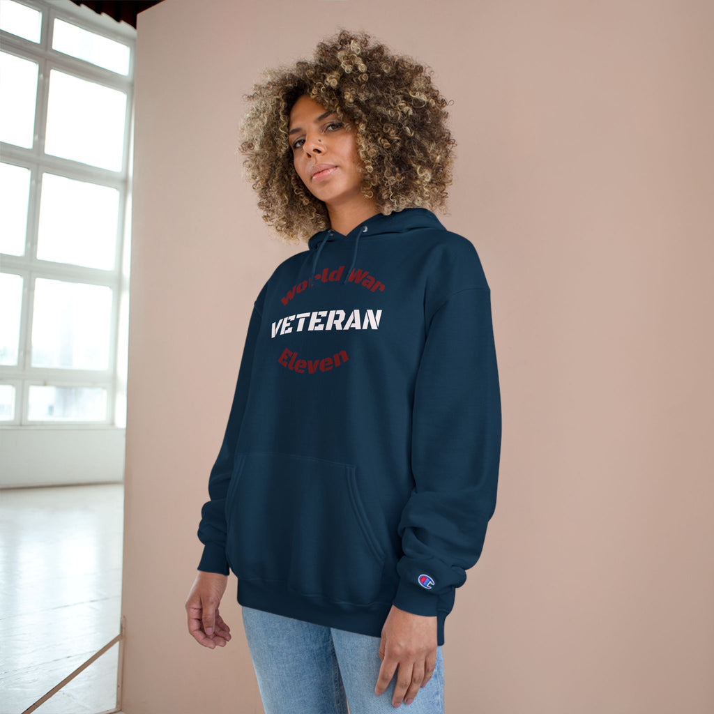 Veteran Hoodie — 'World War Eleven' Retro Military Tribute