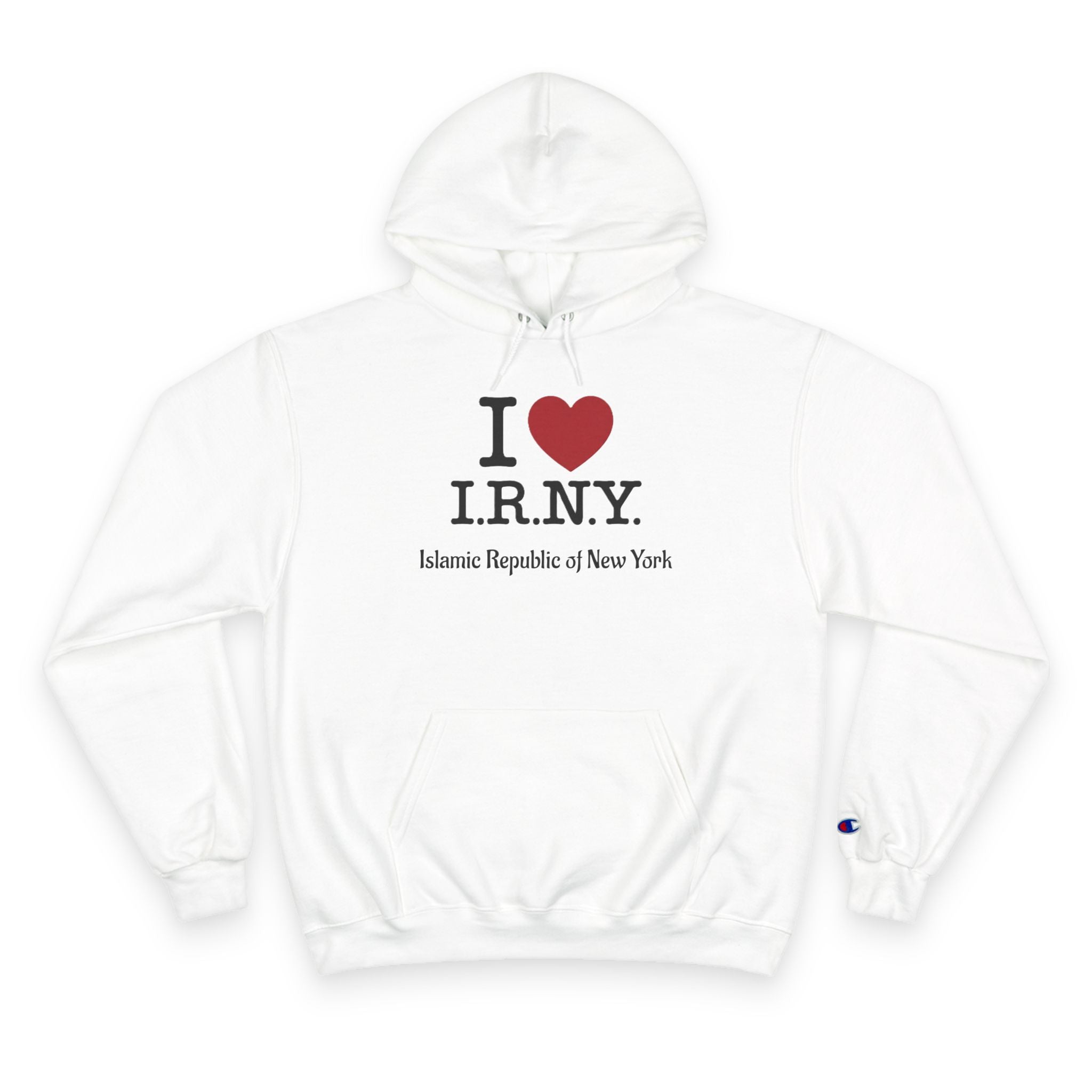 I  I.R.N.Y. Hoodie — 'Islamic Republic of New York' Graphic Pullover