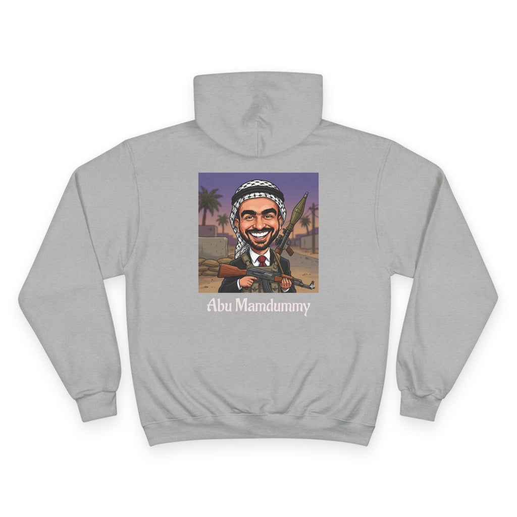 'Abu Mamdummy' Caricature & 'R.I.P New York City' Tombstone Design Graphic Hoodie