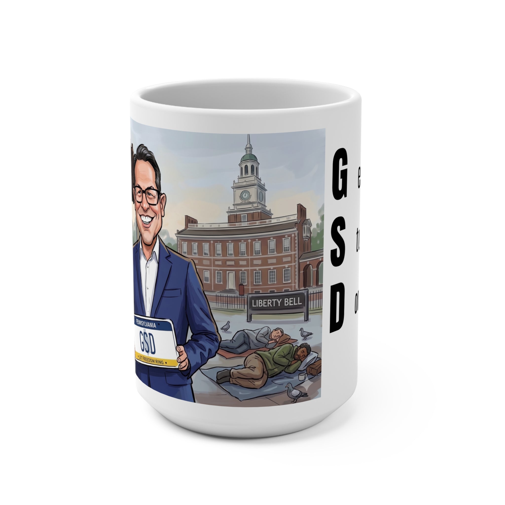 Shapiro - Get Stupid Done - 15oz Ceramic Mug