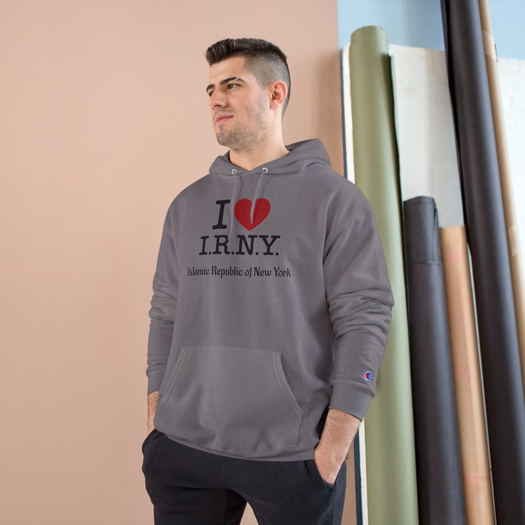I  I.R.N.Y. Hoodie — 'Islamic Republic of New York' Graphic Pullover