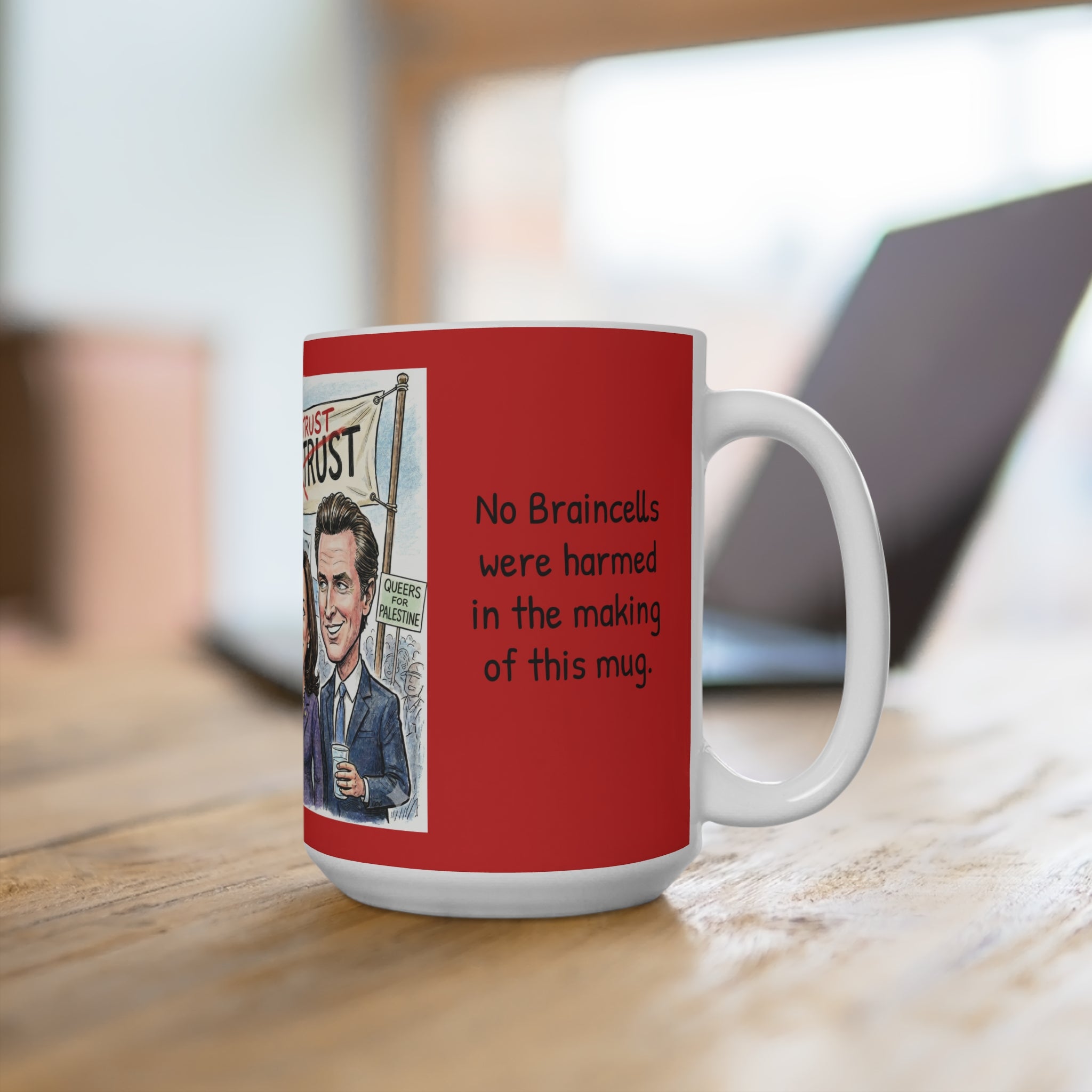 Dumbocrats - No Braincells - 15oz Ceramic Mug