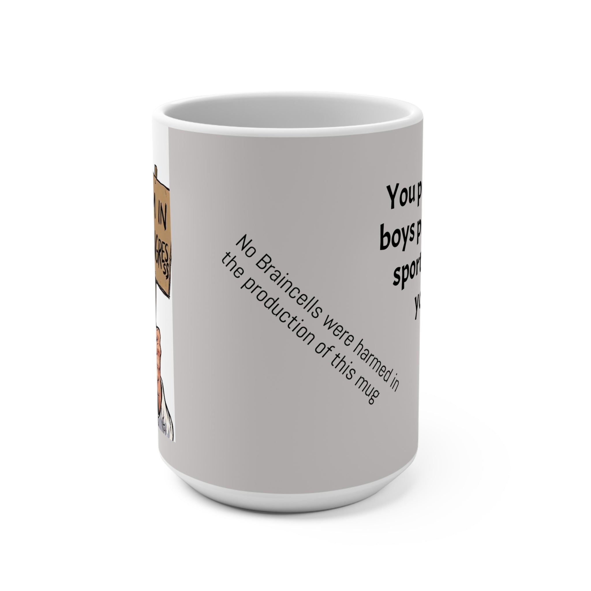 AOC the Ass - Boys in Girls Sports - 15oz Ceramic Mug