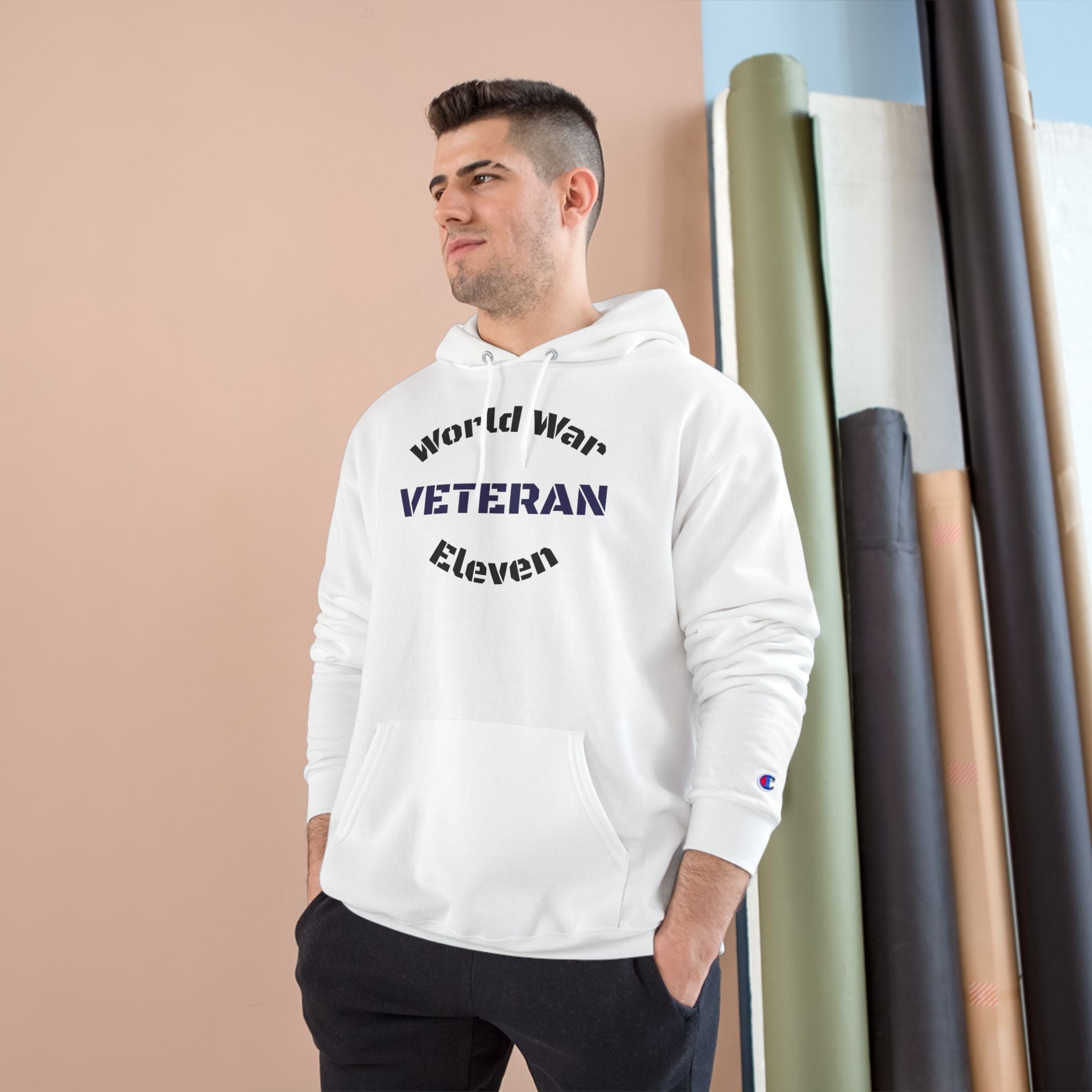 Veteran Hoodie — 'World War Eleven' Retro Military Tribute