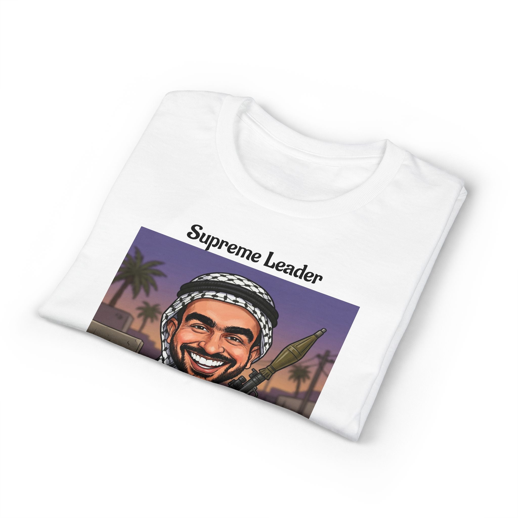 Political Satire T-Shirt — "Supreme Leader: Islamic Republic of New York"