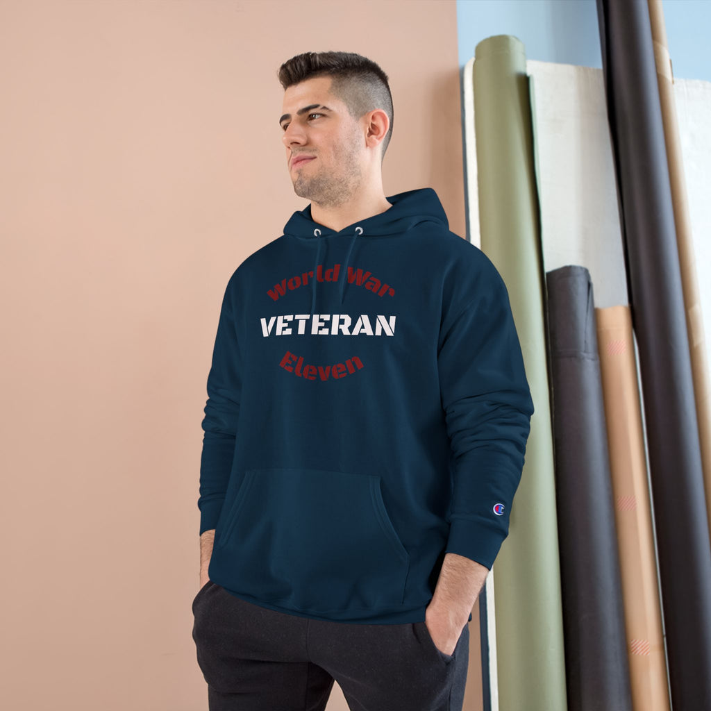 Veteran Hoodie — 'World War Eleven' Retro Military Tribute