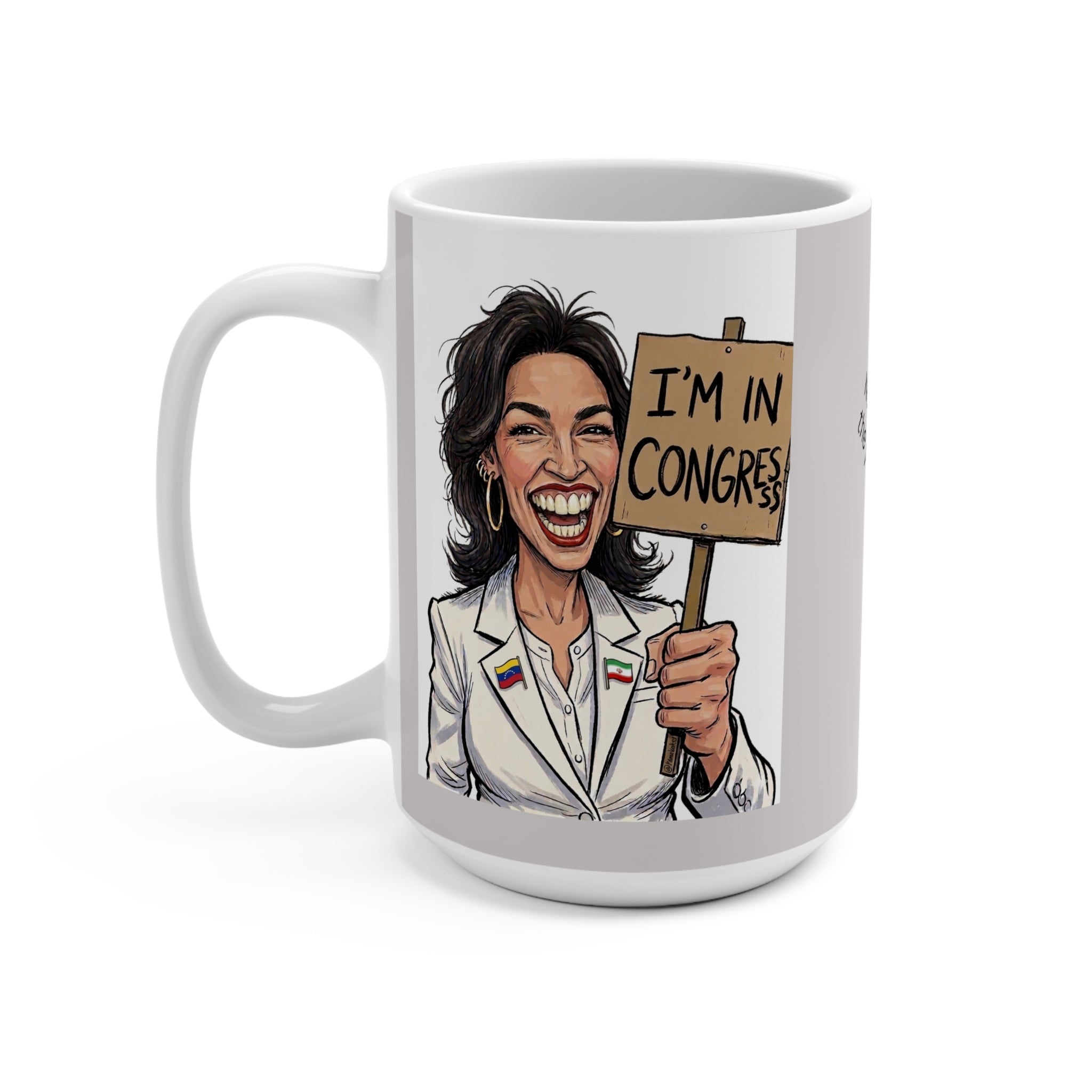 AOC the Ass - Boys in Girls Sports - 15oz Ceramic Mug