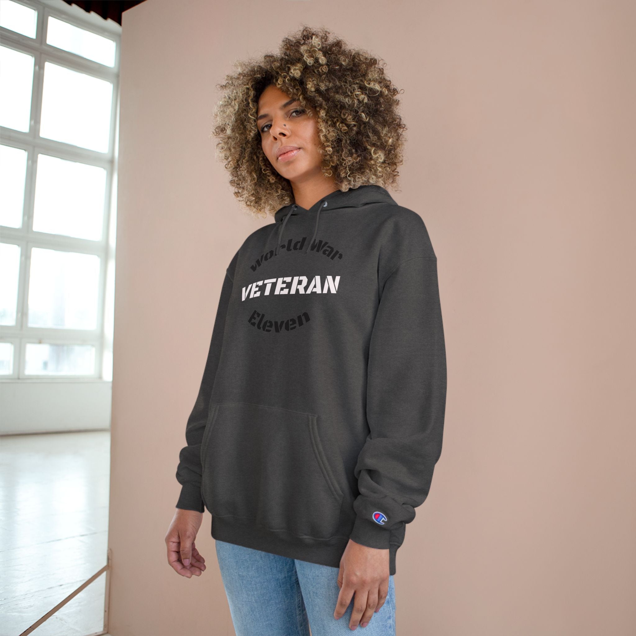 Veteran Hoodie — 'World War Eleven' Retro Military Tribute