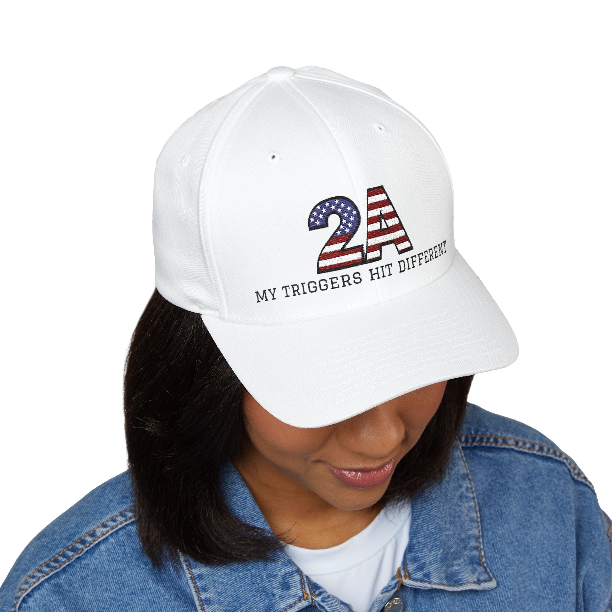 Baseball Cap - "2A My Triggers Hit Different" Embroidered Patriotic Second Amendment Hat