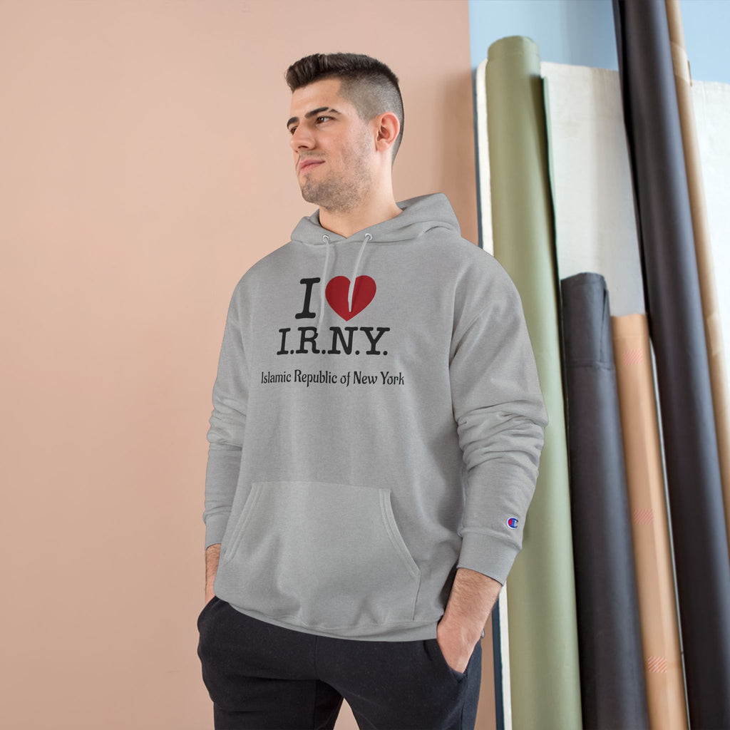 I  I.R.N.Y. Hoodie — 'Islamic Republic of New York' Graphic Pullover