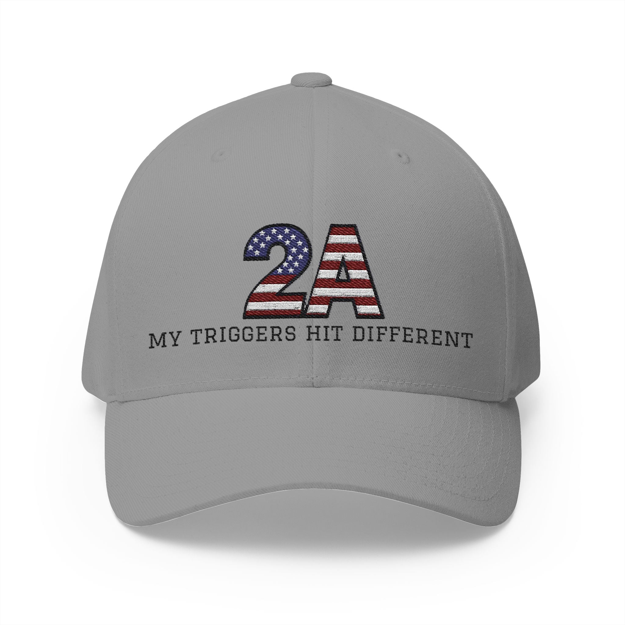 Baseball Cap - "2A My Triggers Hit Different" Embroidered Patriotic Second Amendment Hat
